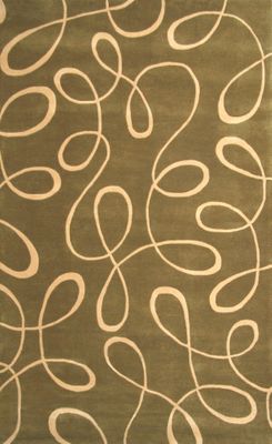 100% Wool Handmade Rug - 5' x 8' - Ceres 8015 - International Rugs