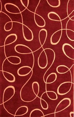 100% Wool Handmade Rug - 5' x 8' - Ceres 8017 - International Rugs