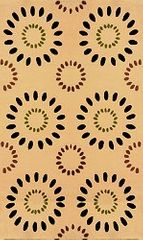 100% Wool Handmade Rug - 5' x 8' - Ceres 8018 - International Rugs