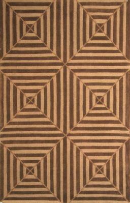100% Wool Handmade Rug - 5' x 8' - Ceres 8030 - International Rugs