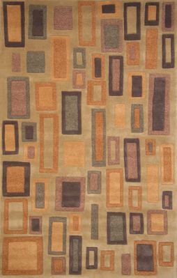 100% Wool Handmade Rug - Lifestyle 9325 - 8' x 10' - International Rugs - SI-SAM-LIFESTYLE-9325-2