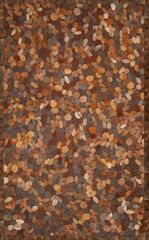 100% Wool/Leather Handmade Rug - 8' x 10' - River 9375 - International Rugs