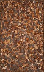 100% Wool/Leather Handmade Rug - 8' x 10' - River 9375 - International Rugs
