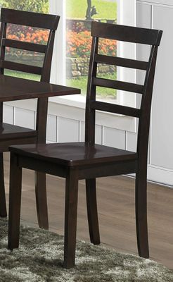 103370 Chair with Slat Back - Set of 2 - 103372