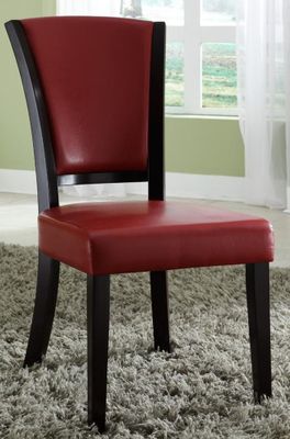 1036 Upholstered Red Side Chair - Set of 2 - 103682RED