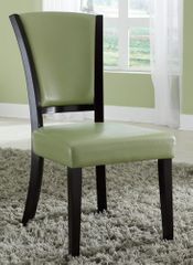 1036 Upholstered Side Chair in Green - Set of 2 - 103682GRN