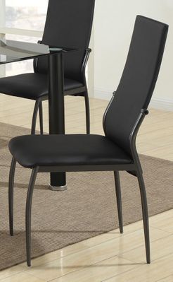 103750 Black Dining Chair - Set of 2 - 103752