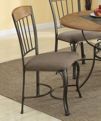1207 Dining Side Chair with Metal Legs - Set of 2 - 120772