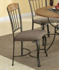 1207 Dining Side Chair with Metal Legs - Set of 2 - 120772