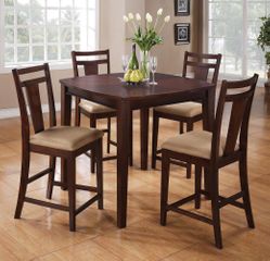 150150 5PC Espresso Pub Table Set - 150159