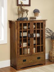 2 Door Curio Cabinet with 4 Shelves - 950186