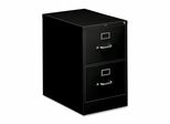 2 Drawer Filing Cabinet in Black - HON312CPP