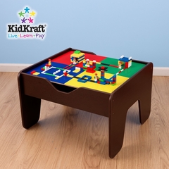 2-in-1 Activity Table in Natural Wood / Multi-Color - KidKraft Furniture - 17577