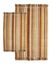 2-Piece Accent Rug Set in Bamboo / Multi - Silked Ribbed - 21155
