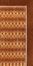 2-Piece Accent Rug Set in Brown / Red - Alabama Jaquard - 13347