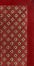 2-Piece Accent Rug Set in Burgundy - Alabama Jaquard - 13349