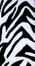 2-Piece Bath Rug Set in Black / White - Zebra - 26709
