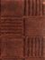 2-Piece Bath Rug Set in Chocolate - Checkerboard - 14567