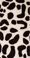 2-Piece Bath Rug Set in Chocolate / Ivory - Leopard - 26720