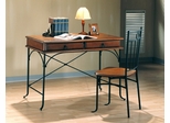 2 Piece Desk Set in Distressed Oak - Coaster
