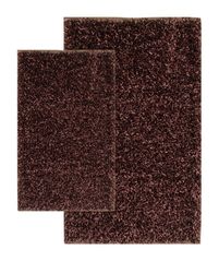 2-Piece Shag Accent Rug Set in Chocolate - Barbados - 13422