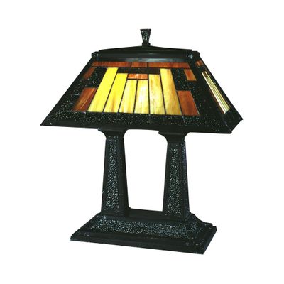 2 Post Mission Table Lamp - Dale Tiffany