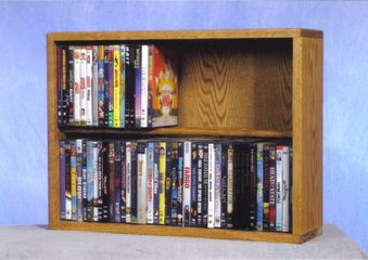 2 Row Dowel 80 Capacity DVD Cabinet Tower - 215-24