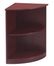 2 Shelf 1/4 Round Bookcase in Sierra Cherry - Mayline Office Furniture - VBQ2CRY