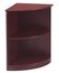 2 Shelf 1/4 Round Bookcase in Sierra Cherry - Mayline Office Furniture - VBQ2CRY