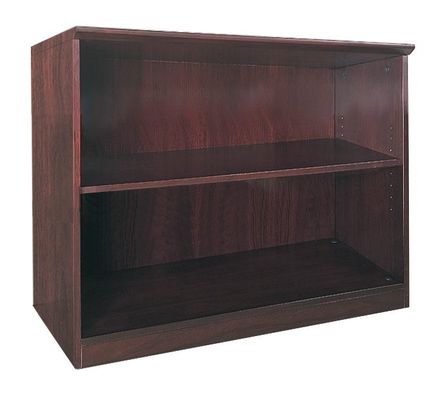 2 Shelf Bookcase in Mahogany - Mayline Office Furniture - VB2MAH