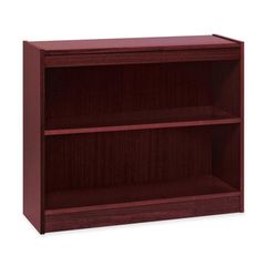 2 Shelf Panel Bookcase - Mahogany - LLR60070