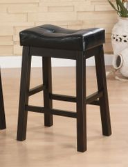 24" Bar Stool (Set of 2) in Brown Cherry - Coaster - 120519-SET