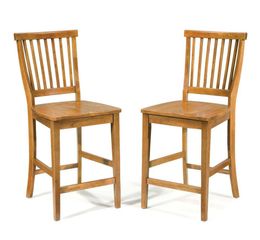 24" Bistro Stool in Cottage Oak - Arts and Crafts - 5180-89