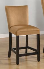 24 Inch Bar Chair (Set of 2) in Gold Ochre - Coaster