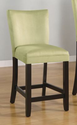 24 Inch Bar Chair (Set of 2) in Light Green - Coaster