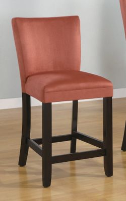 24 Inch Bar Chair (Set of 2) in Terracotta - Coaster
