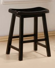 24 Inch Bar Stool (Set of 2) in Black - Coaster