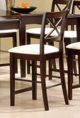 24 Inch Bar Stool (Set of 2) in Cappuccino - Coaster