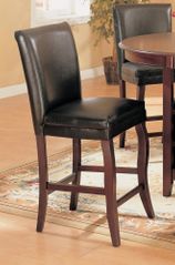 24 Inch Bar Stool (Set of 2) in Dark Cherry - Coaster