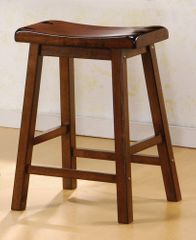 24 Inch Bar Stool (Set of 2) in Dark Walnut - Coaster