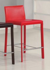 24 Inch Bar Stool (Set of 2) in Red - Coaster