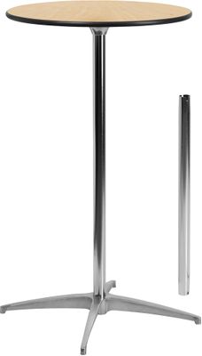 24'' Round Cocktail Table with 30'' & 42'' Columns - XA-24-COTA-GG