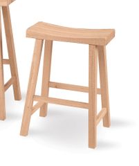 24" Saddle Seat Stool - 1S-682