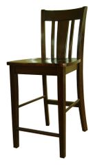 24" San Remo Counter Height Stool in Java - S15-102
