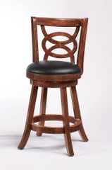 24" Swivel Bar Stool (Set of 2) in Cappuccino - Coaster - 101929-SET