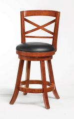 24" Swivel Bar Stool (Set of 2) in Light Cherry - Coaster - 101939-SET