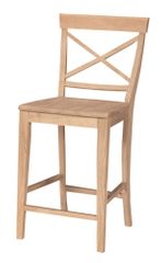 24" X-Back Stool - S-6132