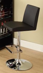 29" Adjustable Barstool in Black - Set of 2 - 120357