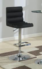 29" Adjustable Black Barstool - Set of 2 - 102553