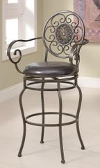 29" Decorative Elegant Metal Barstool - 102584